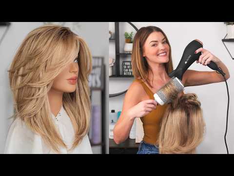 How To Blow Dry Your LAYERED Hair. The PERFECT Blowout