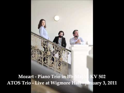 ATOS Trio: W.A.Mozart - Piano Trio in Bb-Major, KV502 - live at Wigmore Hall