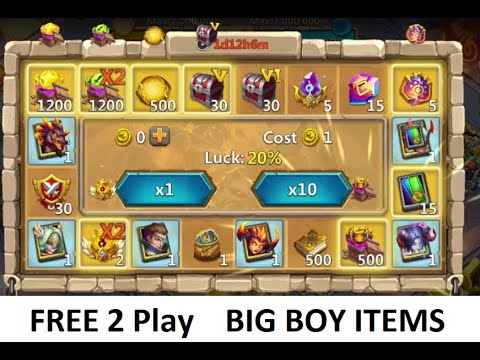JT's F2P Using Event Coins Prospectors Wheel Castle Clash