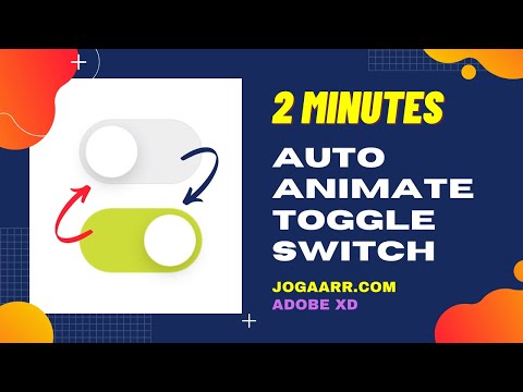 [Jogaarr] Adobe XD Auto Animate iOS Toggle Button Tutorial 2021 | Switch Advance Animation Pro Tip