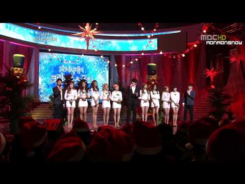 111224 Tiffany,Yuri & Sung Si Kyung Cut from SNSD's Christmas Fairy Tale