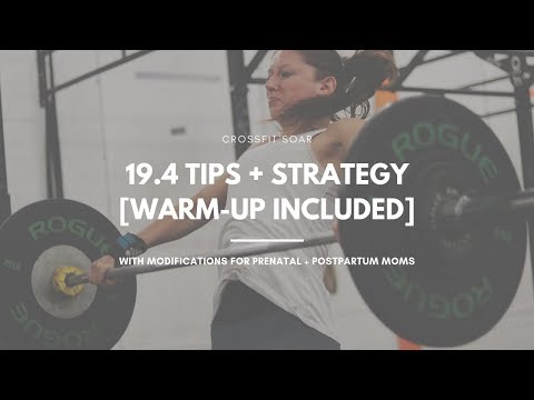 CrossFit Open 19.4 Tips + Strategy [+ Pregnancy Mods!]