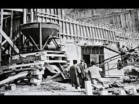 Construcția BARAJULUI BICAZ și a hidrocentralei de la Stejaru - documentar de arhiva 1962
