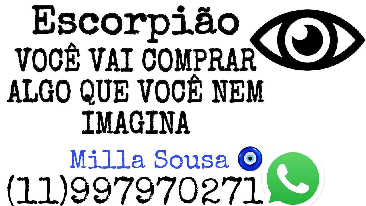 ESCORPIÃO 07/11/2024- ALGUÉM ESTA ESCONDENDO A VERDADE