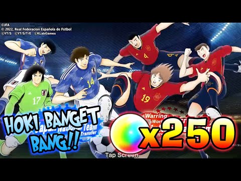 250 DB GACHA SAMURAI BLUE PART 3 & SPAIN BANNER!! 🔥🔥 Captain Tsubasa Dream Team (INDONESIA)