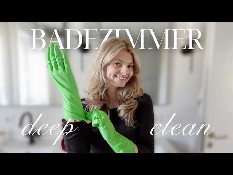BATHROOM DEEP CLEAN | SPRING 2026 CLEAN CHALLENGE | theglazeblonde