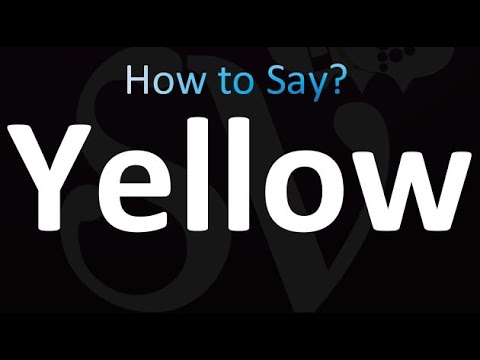 How to Pronounce Yellow (correctly!)