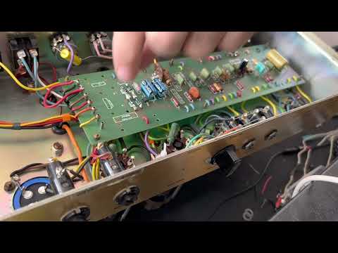 1976 Marshall JMP 2104 combo: mods, caps and repairs