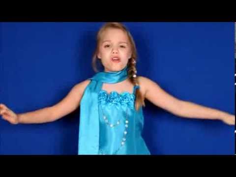 FROZEN Let it Go Cover 8 Year Old Gracie Sings as Elsa (Demi Lovato, Idina Menzel) in Elsa Dress
