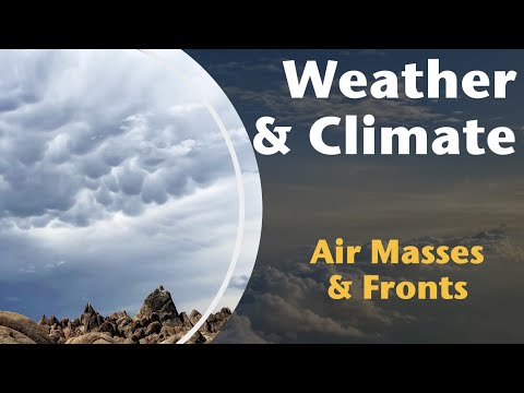 Air Masses & Fronts | Weather & Climate with Prof. Jeremy Patrich