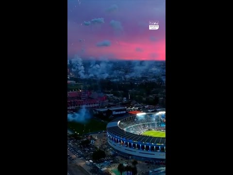 The spectacular welcome for Racing at the Cilindro de Avellaneda ahead of their Quarterfinal clash