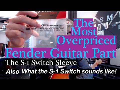 Fender S-1 Switch for Telecaster. Replacing the part that often fails. Hear the switch here.