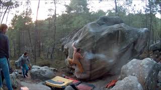 Video thumbnail: Bagheera, 7c. Fontainebleau