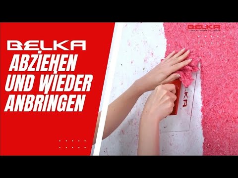 BELKA Baumwollputz von der Wand entfernen Video