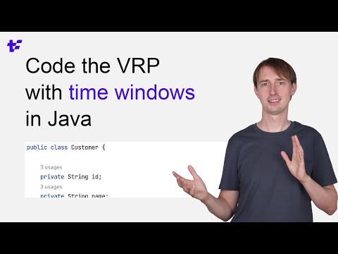 Code the Vehicle Routing Problem with Time Windows (VRPTW) in Java