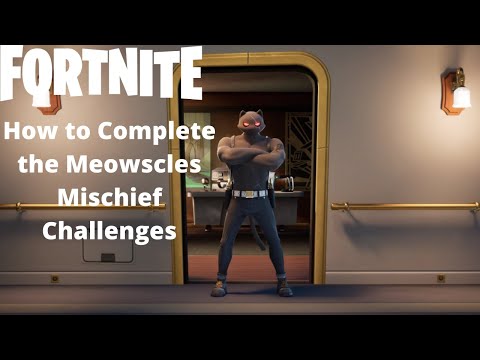 Fortnite - How to Complete the Meowscles Mischief Challenges & Unlock the Ghost or Shadow Style