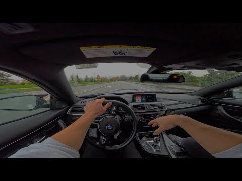 F82 BMW M4 DRIFT IN THE RAIN POV (GOPRO)