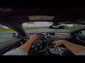 F82 BMW M4 DRIFT IN THE RAIN POV GOPRO