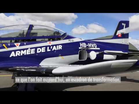 Arrivée du PC-21 sur la BA 709 de Cognac