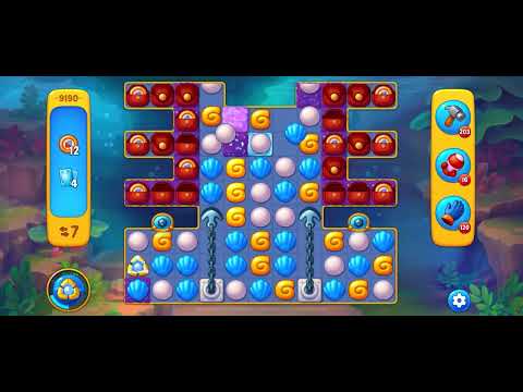 Fishdom level 9190 no boosters フィッシュダム