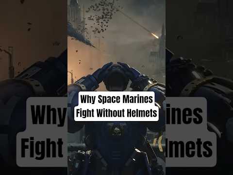Why Space Marines Fight Without Helmets #warhammer40k #imperialiterator