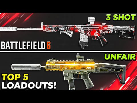 *NEW* Top 5 Fastest TTK Meta Loadouts after Update in Battlefield 6! (BF6 Best Weapons)