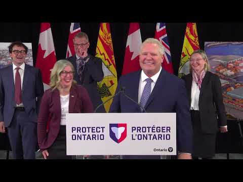 Premier Ford holds a press conference with Susan Holt, Premier of New Brunswick | January 28