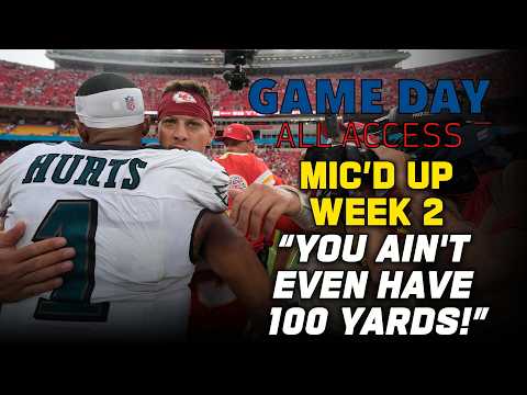 NFL Week 2 Mic'd Up! 'They ran the same play 7 ****** times!' | Game Day All Access