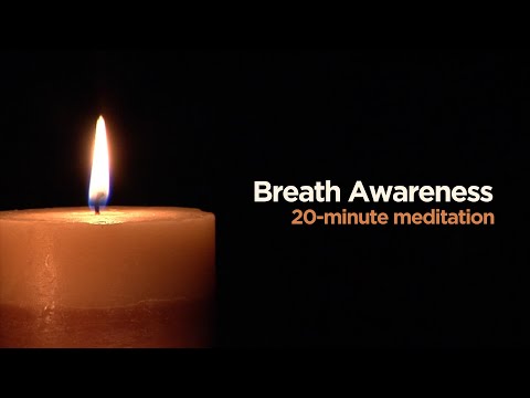 MBSR Guided Practice:  20-Minute Awareness of Breath Meditation