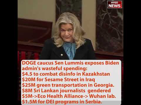 Sen Lummis exposes Biden admin's wasteful spending: disinfo in Kazakhstan, Sesame Street in Iraq