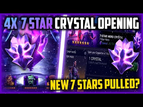 4x 7 Star Crystal Opening | Marvel Contest of Champions