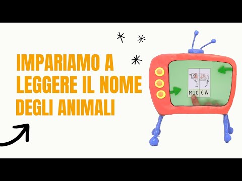 Impariamo a leggere il nome degli animali - Imparo a leggere giocando con Bimbi Urrà