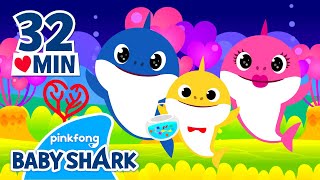 Happy Valentine&#39;s Day with Baby Shark! | Valentine&#39;s Day | +Compilation | Baby Shark Official
