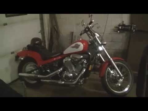 K&N install honda shadow