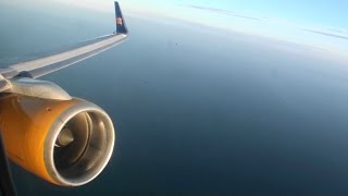 Big Yellow Engines!!!  Absolutely Spectacular HD 757 Takeoff From Copenhagen On Icelandair!!!