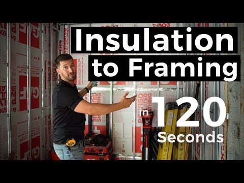 SHIPPING CONTAINER HOME Insulation to Framing in 120 SECONDS