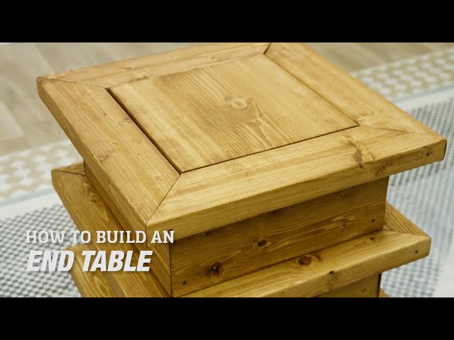 How to Build a DIY End Table