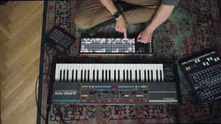 Video thumbnail for Polyend Seq with Juno-106 Boss DR-770 by Polyend