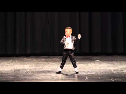 Zachary dancing to Billie Jean