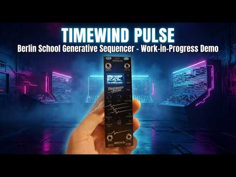 Bigzun TIMEWIND PULSE: Berlin School Generative Step Sequencer Eurorack Module 8HP image 7