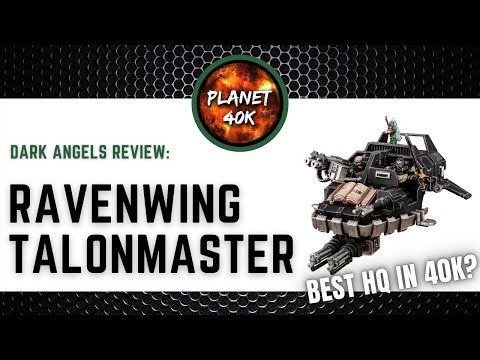Ravenwing Talonmaster Best HQ in 40K? - Dark Angels - Space Marine Review / Tactics  - Warhammer 40k