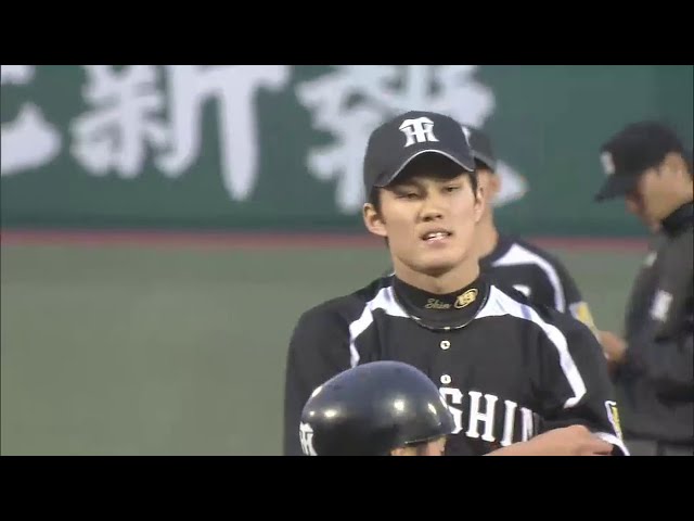 1回裏 タイガース先発・藤浪の悪送球でイーグルスが先制!! 2014/6/4 E-T