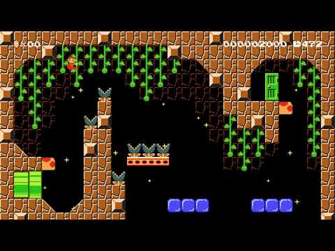 Flipswitch Caverns (Super Mario Maker 2)