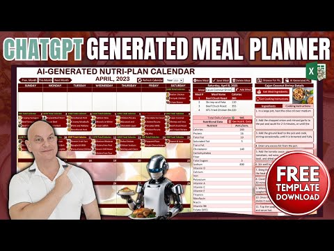 , title : 'How To Create An Ai-Generated Nutrition Calendar In Excel + Free Download'