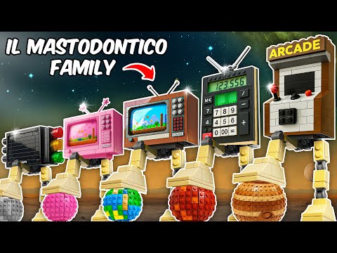 Ho costruito la famiglia LEGO Il Mastodontico: la mia creazione più divertente! | AM Bricks Galaxy