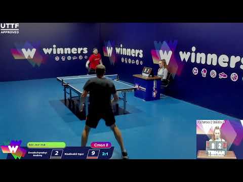 Droshchynskyi Andrey - Riadinskii Egor. WINners CUP Table Tennis 8 30.12.2020 19:45