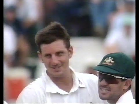 MICHAEL KASPROWICZ 7-36 ENGLAND v AUSTRALIA 6th TEST MATCH DAYS 2 & 3 THE OVAL AUGUST 22 & 23 1997
