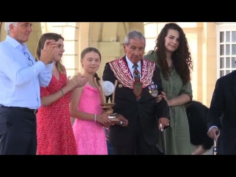 Climate: Greta Thunberg receives the "Freedom Prize" in Caen (2) | AFP