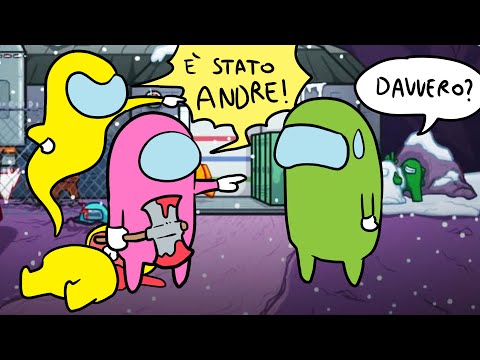 TRADITO DAGLI AMICI - Among Us con LaSabri, Amico.andre, Solfie e LaNichi