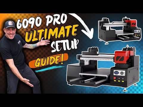 How to Set Up a 6090 Pro UV Flatbed Printer from Jays Printer Parts | Step By Step Guide